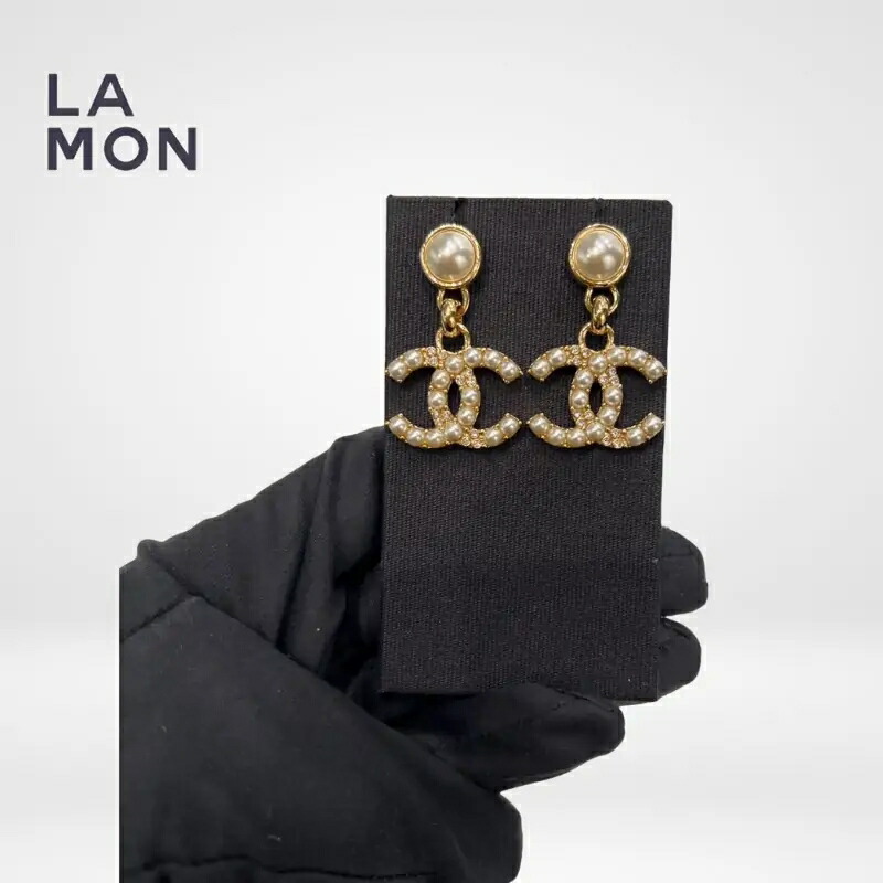 楽天市場】【新品】シャネル ピアス CHANEL EARRINGS ABC401 ココ