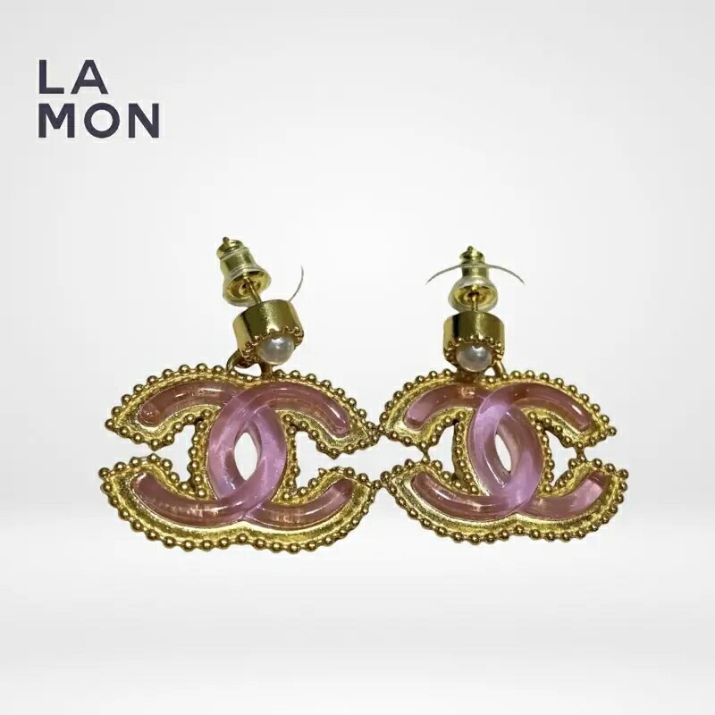 【新品】シャネル ピアス CHANEL EARRINGS ABD127 ココマーク メタル コスチューム パール ピアス GOLD/PINK ゴールド/ピンク系
