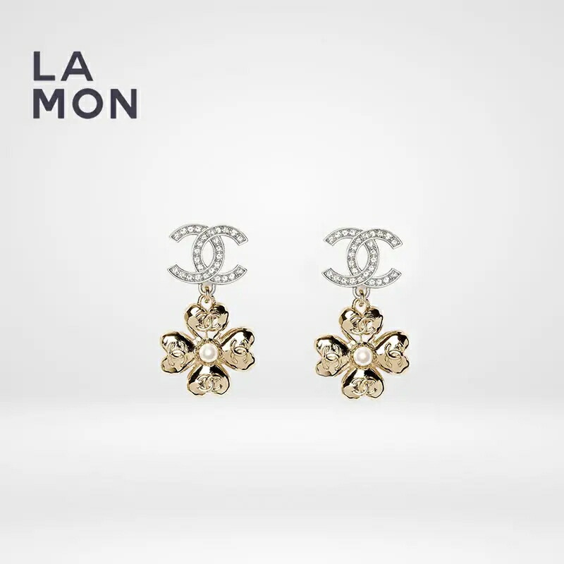 楽天市場】シャネル【CHANEL】（シャネル ピアス） シルバー×クリア