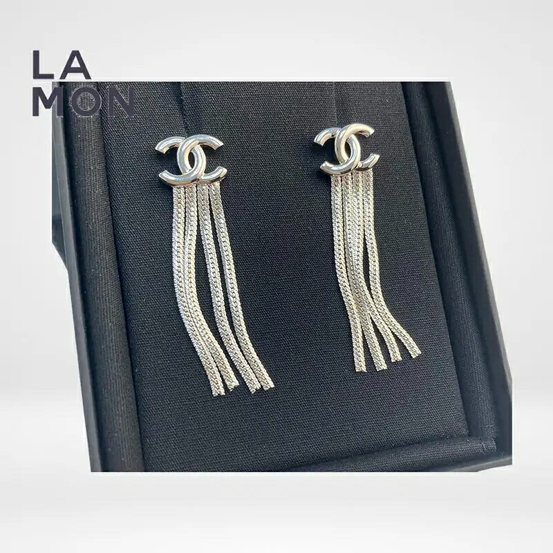 【新品】シャネル ピアス CHANEL EARRINGS ABE244 ココマーク メタル ピアス SILVER シルバー系