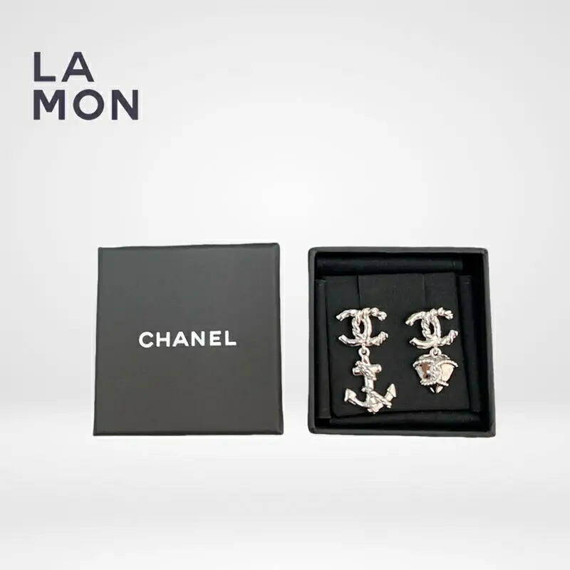 楽天市場】シャネル【CHANEL】（シャネル ピアス） シルバー ピアス