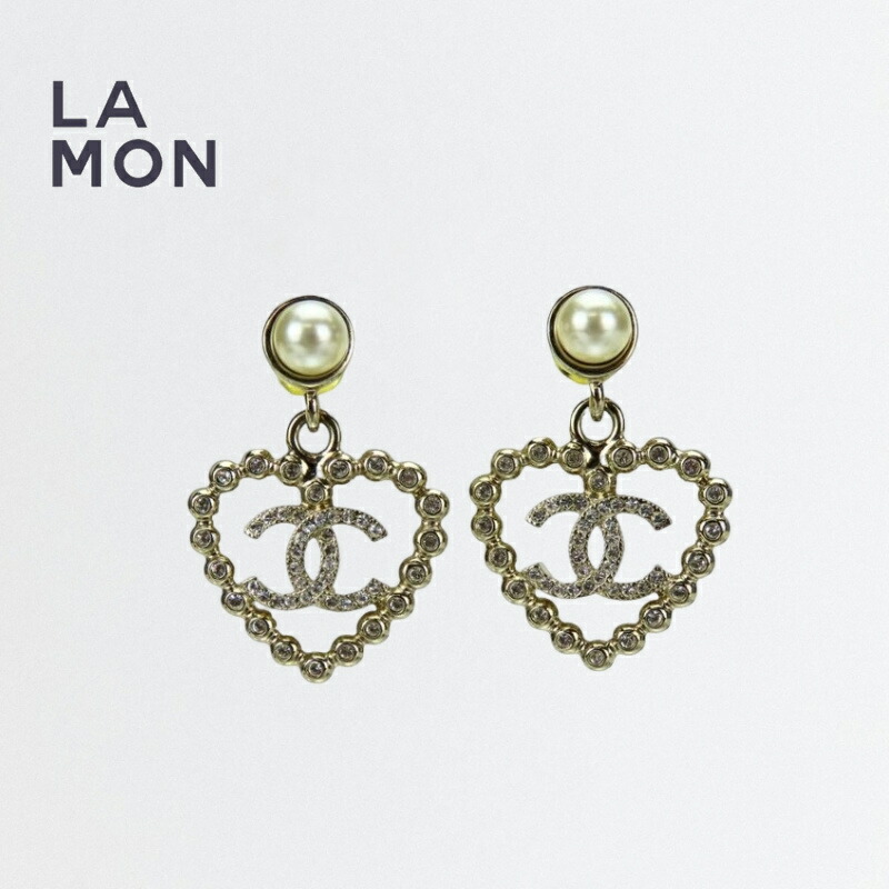 【新品】シャネル ピアス CHANEL EARRING ABF477 ココマーク メタル コスチューム パール ピアス GOLD ゴールド系