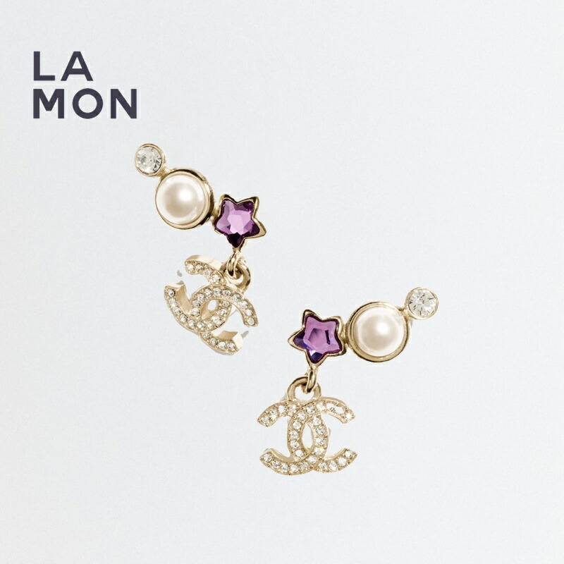 楽天市場】美品 シャネル ココマーク ピアス ライオン ゴールドカラー