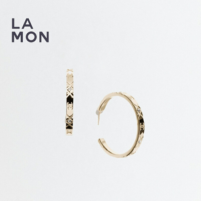 【新品】シャネル ピアス CHANEL EARRING ABF246 ココマーク メタル ストラス ピアス GOLD ゴールド系