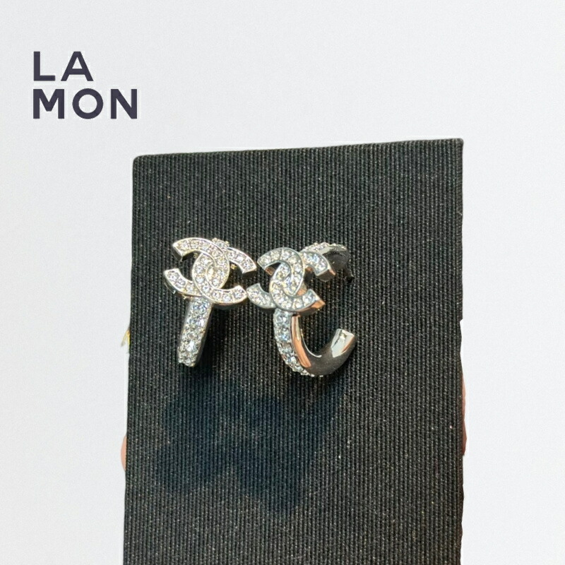 楽天市場】シャネル【CHANEL】（シャネル ピアス） シルバー ピアス