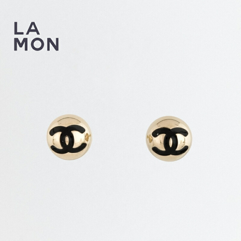 楽天市場】【新品】 【CHANEL】 シャネル ピアス ゴールド ライン