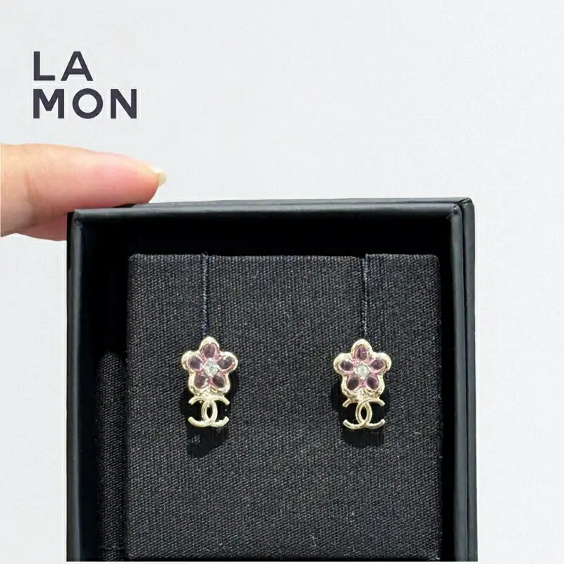 【新品】シャネル ピアス CHANEL EARRING ABG865 ココマーク メタル コスチューム パール ストラス ピアス GOLD/PINK ゴールド/ピンク系|LAMONBOUTIQUE店