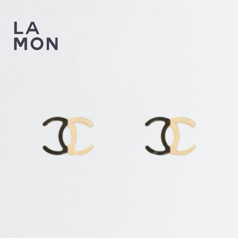 【新品】シャネル ピアス CHANEL EARRING ABH080 ココマーク メタル ピアス GOLD/BLACK ゴールド/ブラック系|LAMONBOUTIQUE店