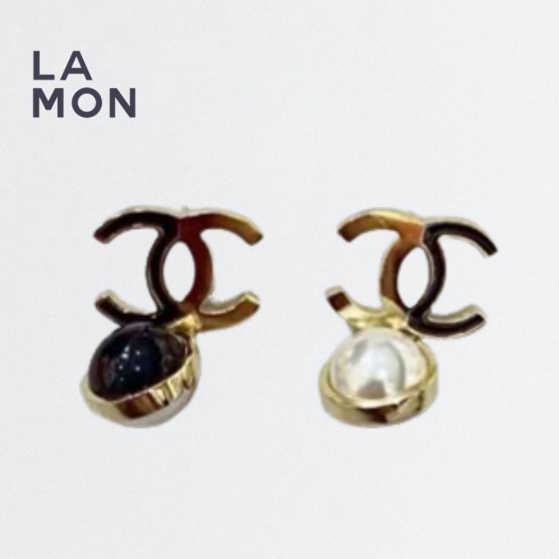 【新品】シャネル ピアス CHANEL EARRING ABH081 ココマーク メタル コスチューム パール ピアス GOLD/WHITE/BLACK ゴールド/ホワイト/ブラック系｜LAMONBOUTIQUE店