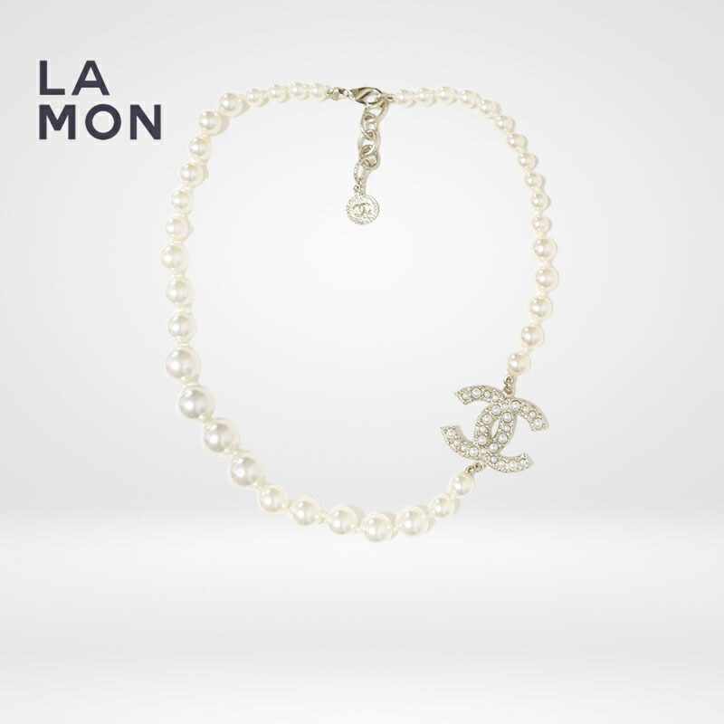 【新品】シャネル ネックレス CHANEL NECKLACE A64757 ココマーク メタル コスチューム パール ネックレス GOLD/WHITE ゴールド/ホワイト系 79,200円