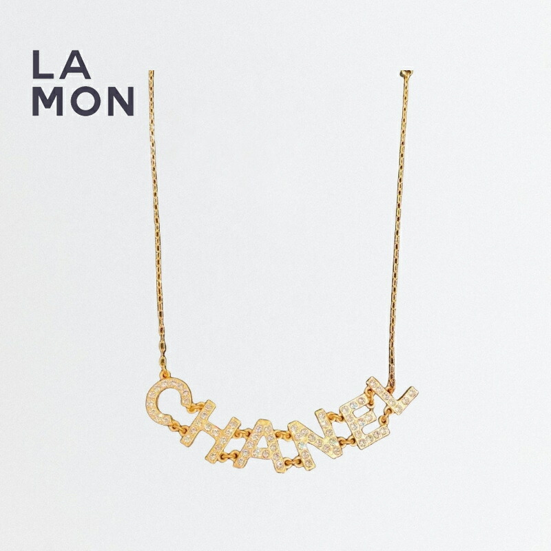 【新品】シャネル ネックレス CHANEL NECKLACE AB3600 ココマーク メタル ストラス ネックレス GOLD ゴールド系