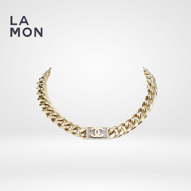 【新品】シャネル ネックレス CHANEL NECKLACE AB3757 ココマーク メタル ストラス ネックレス GOLD ゴールド系