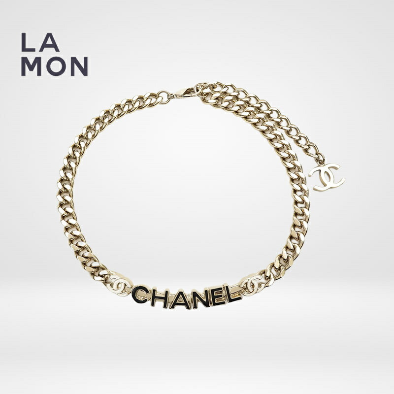 【新品】シャネル ネックレス CHANEL NECKLACE AB8344 ココマーク メタル ネックレス GOLD/WHITE/BLACK ゴールド/ホワイト/ブラック系