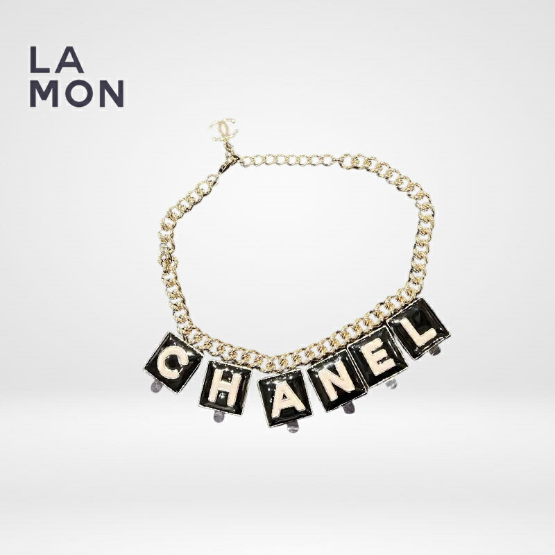 【新品】シャネル ネックレス CHANEL NECKLACE AB8722 ココマーク メタル ネックレス GOLD/BLACK ゴールド/ブラック系
