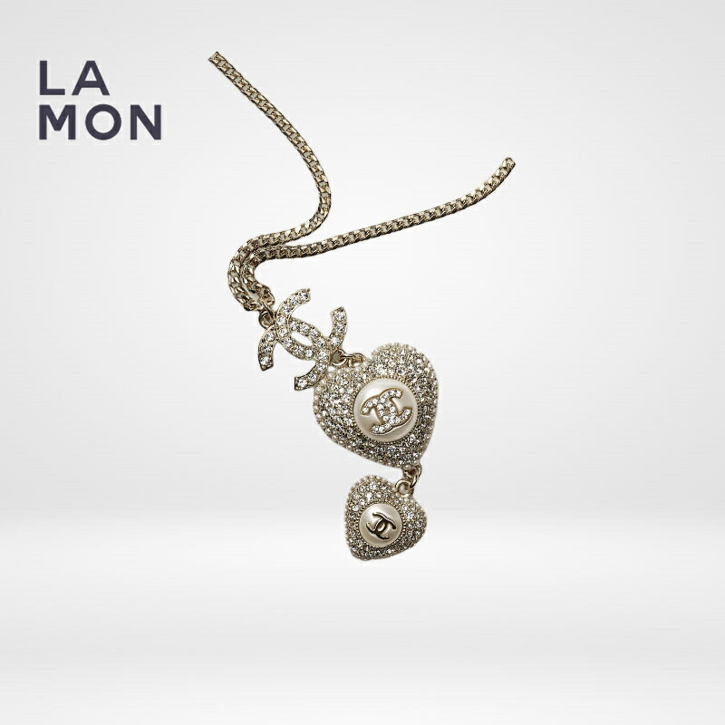 美品 シャネル パール ラインストーン ココマーク リバーシブルネックレス 楽天市場】シャネル リバーシブルハート ラインストーン ココマーク