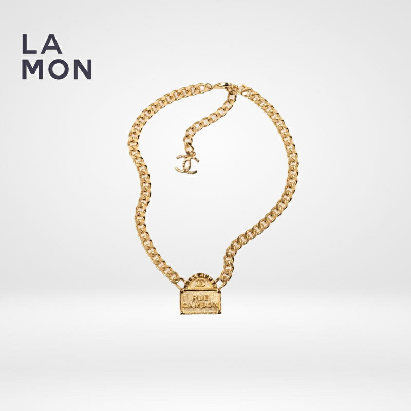 【新品】シャネル ネックレス CHANEL NECKLACE AB8651 ココマーク メタル ネックレス GOLD ゴールド系