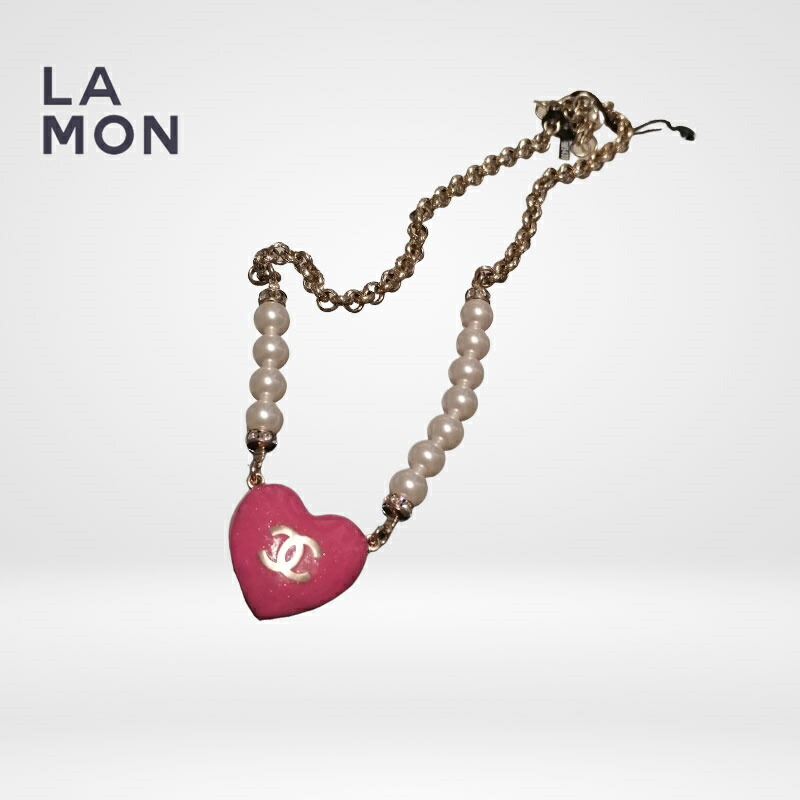 パール×ハートが上品な♪【CHANEL】25P ロングネックレス パール×ハートが上品な♪【CHANEL】25P ロングネックレス