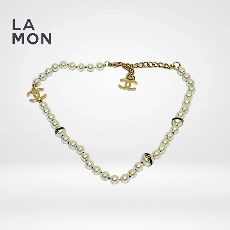 【新品】シャネル ネックレス CHANEL NECKLACE ABD290 ココマーク メタル コスチューム パール ネックレス GOLD/WHITE ゴールド/ホワイト系
