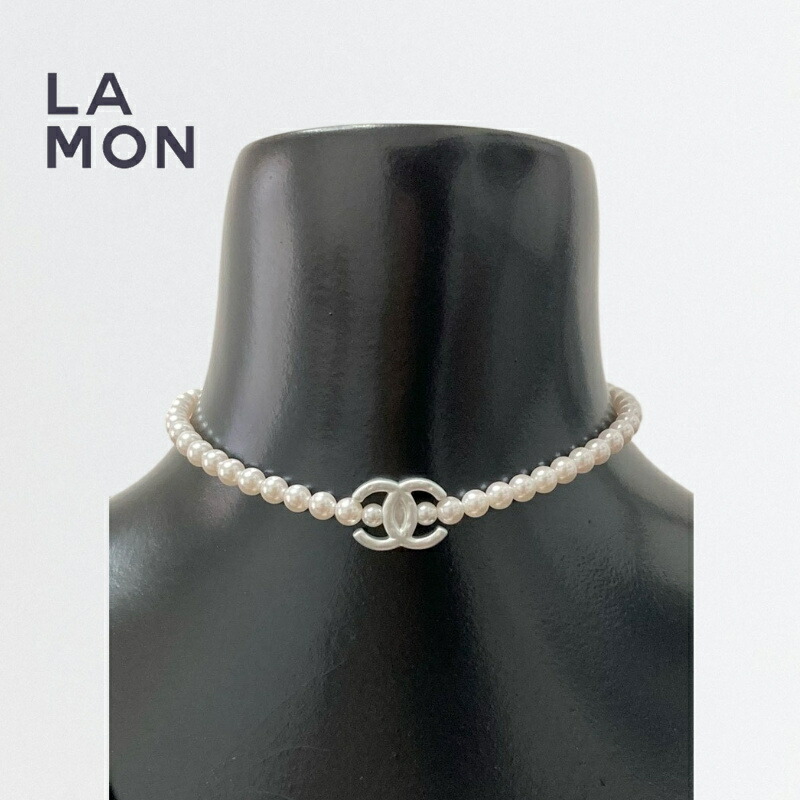 chanel ネックレス　パール　シンプル　美品 パール CHANEL(シャネル) ネックレス・ペンダント(レディース
