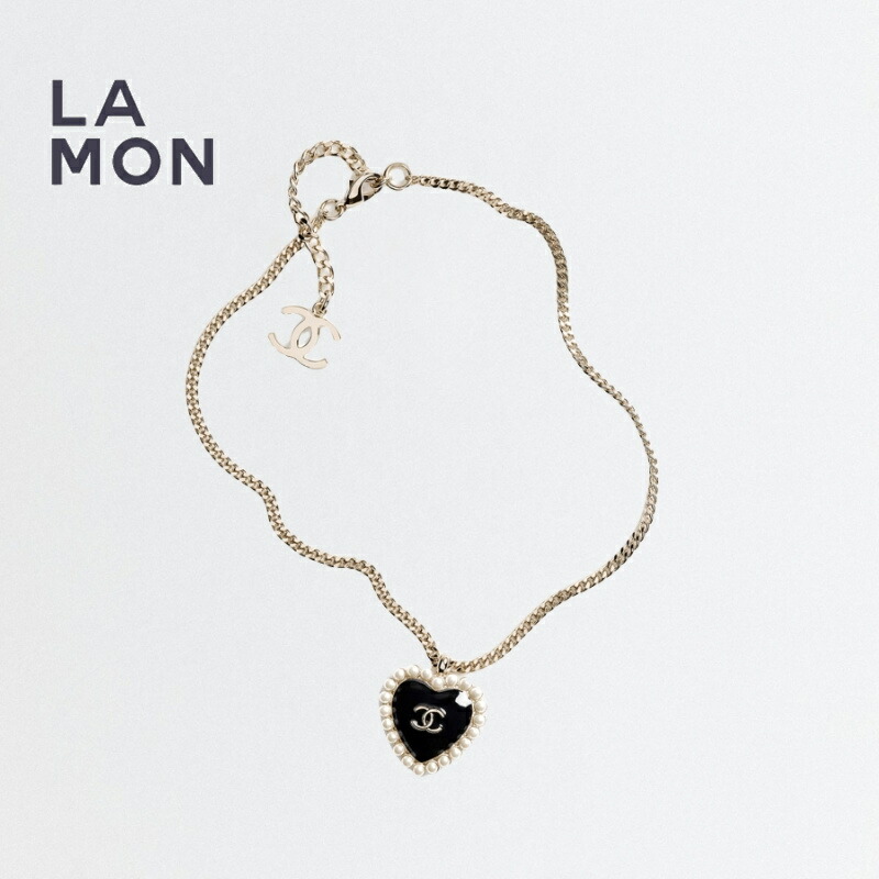 【新品】シャネル ネックレス CHANEL NECKLACE ABG221 ココマーク メタル コスチューム パール レジン ネックレス GOLD/BLACK ゴールド/ブラック系|LAMONBOUTIQUE店