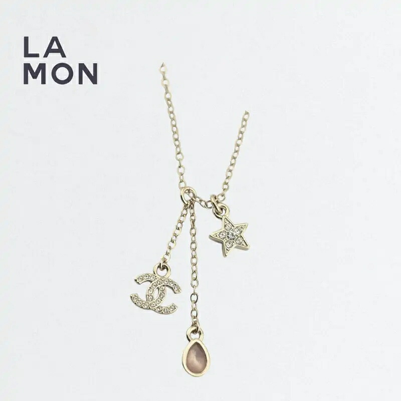 【新品】シャネル ネックレス CHANEL NECKLACE ABG889 ココマーク メタル ストラス ネックレス GOLD ゴールド系|LAMONBOUTIQUE店