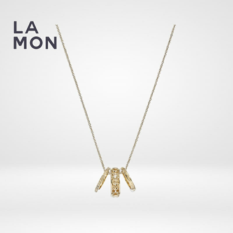 コーチ ネックレス COACH CG142 Signature Metal Pendant Necklace ネックレス GOLD ゴールド系｜LAMONBOUTIQUE店