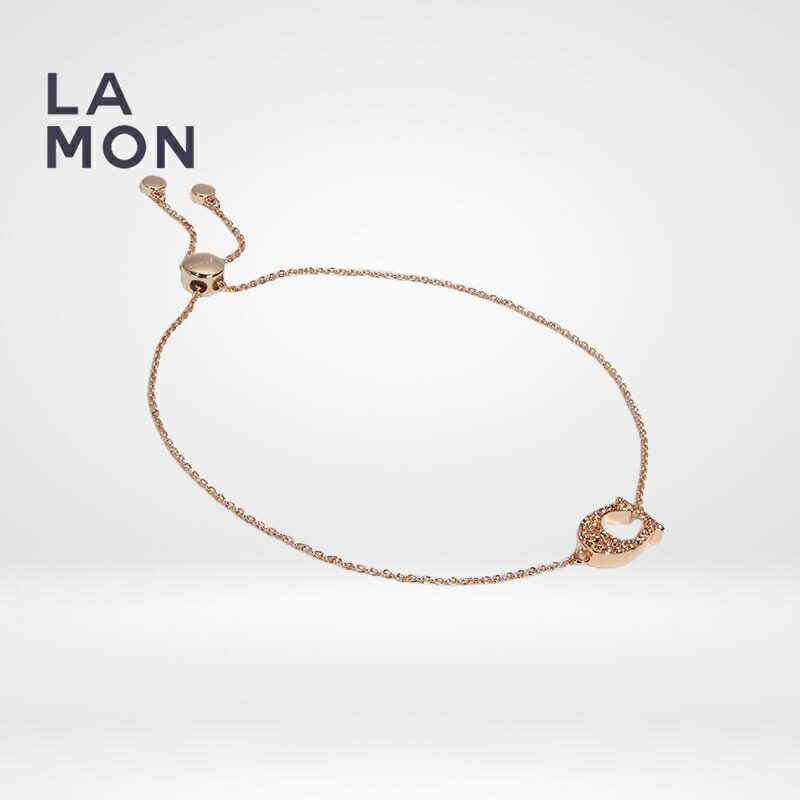 コーチ ブレスレット COACH 91427 Outlet Pave Signature Slider Bracelet ブレスレット ROSE GOLD ローズゴールド系｜LAMONBOUTIQUE店