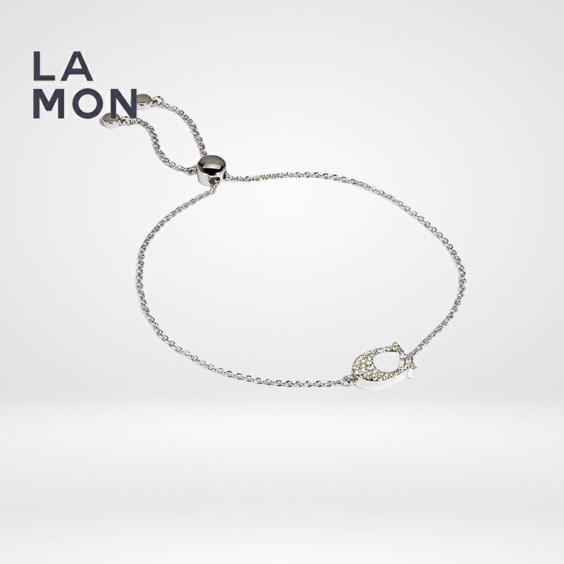 コーチ ブレスレット COACH 91427 Outlet Pave Signature Slider Bracelet ブレスレット SILVER シルバー系