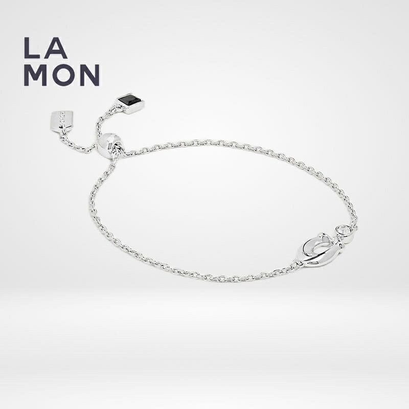 コーチ ブレスレット COACH C9344 Signature Crystal Slider Bracelet ブレスレット SILVER シルバー系
