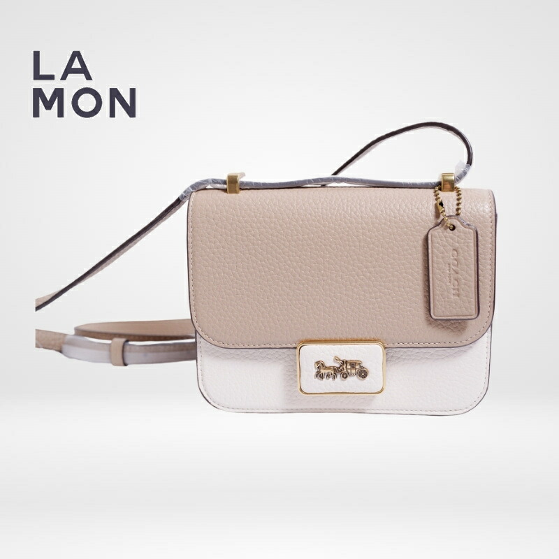 コーチ ショルダーバッグ COACH 4790 Alie Shoulder Bag 18 In Colorblock アリー ショルダー バッグ 18 イン カラーブロック Brass/Taupe Multi ベージュ系
