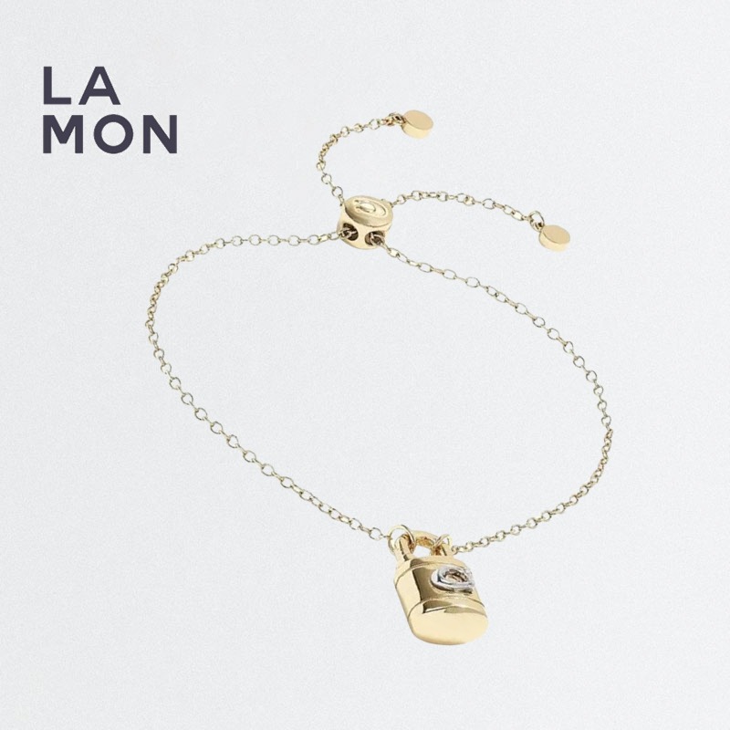 コーチ ブレスレット COACH CD854 Signature Padlock Slider Bracelet メタル ブレスレット GOLD ゴールド系｜LAMONBOUTIQUE店 14,040円