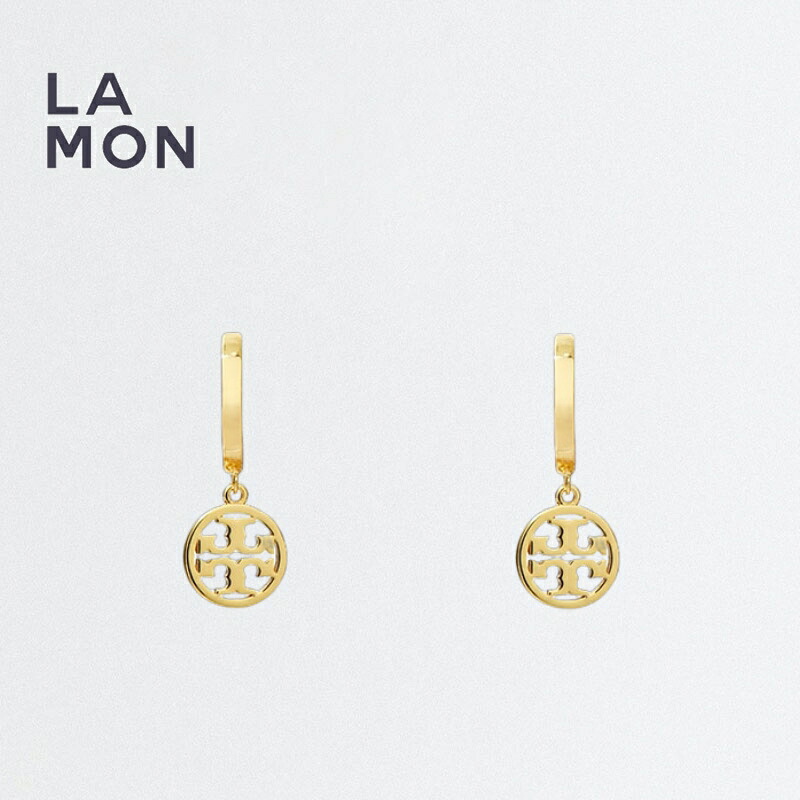 トリーバーチ ピアス TORY BURCH 143786 720 MILLER HOOP EARRINGS ピアス Gold ゴールド系|LAMONBOUTIQUE店