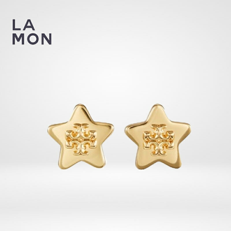トリーバーチ ピアス TORY BURCH 157279 720 KIRA STAR STUD EARRING キラ ロゴ スター ピアス Gold ゴールド系|LAMONBOUTIQUE店