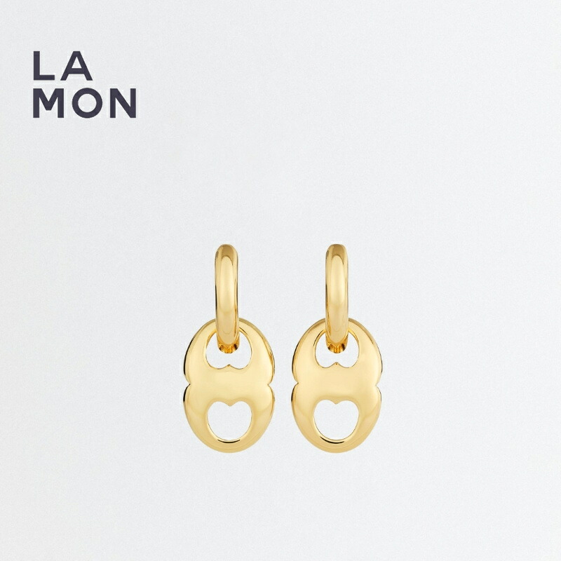 トリーバーチ ピアス TORY BURCH 171111 200 SMALL GEMINI HOOP EARRINGS ジェミニ メタル フープ ピアス Gold ゴールド系｜LAMONBOUTIQUE店