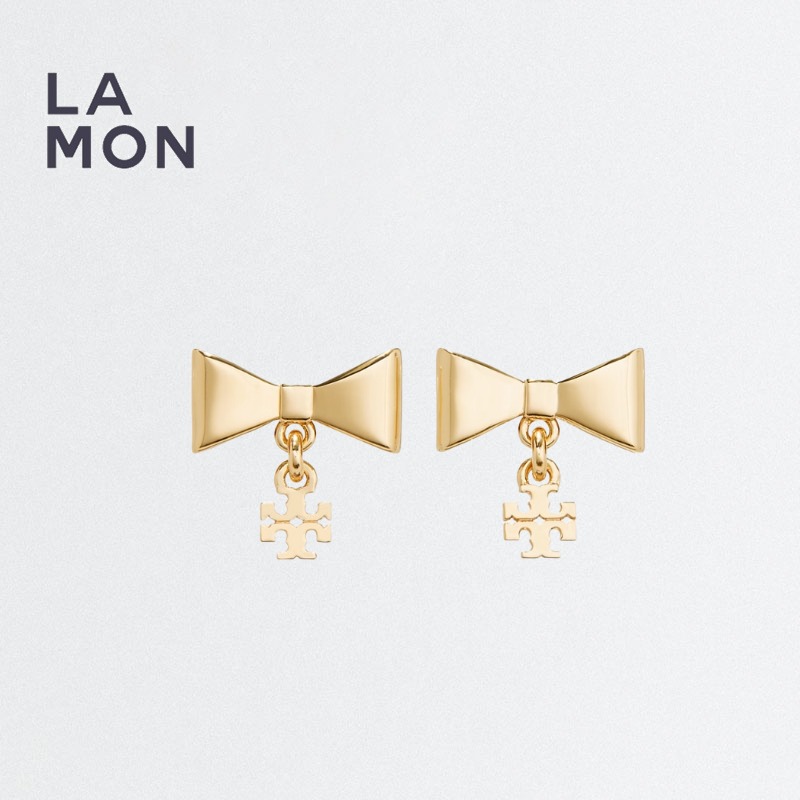 トリーバーチ ピアス TORY BURCH 180888 720 CURIOSITY BOW EARRINGS メタル ピアス Gold ゴールド系|LAMONBOUTIQUE店