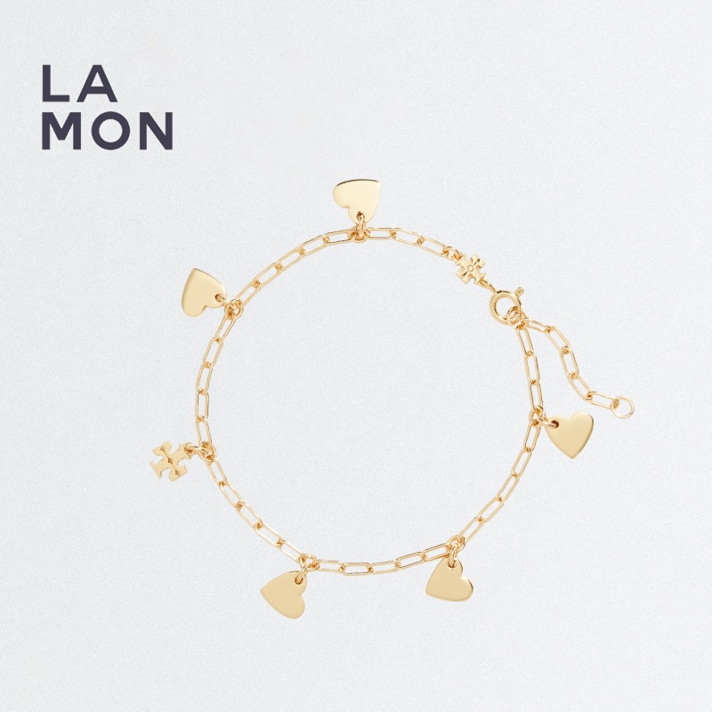 トリーバーチ ブレスレット TORY BURCH 180890 720 CURIOSITY HEART BRACELET メタル ブレスレット Gold ゴールド系|LAMONBOUTIQUE店