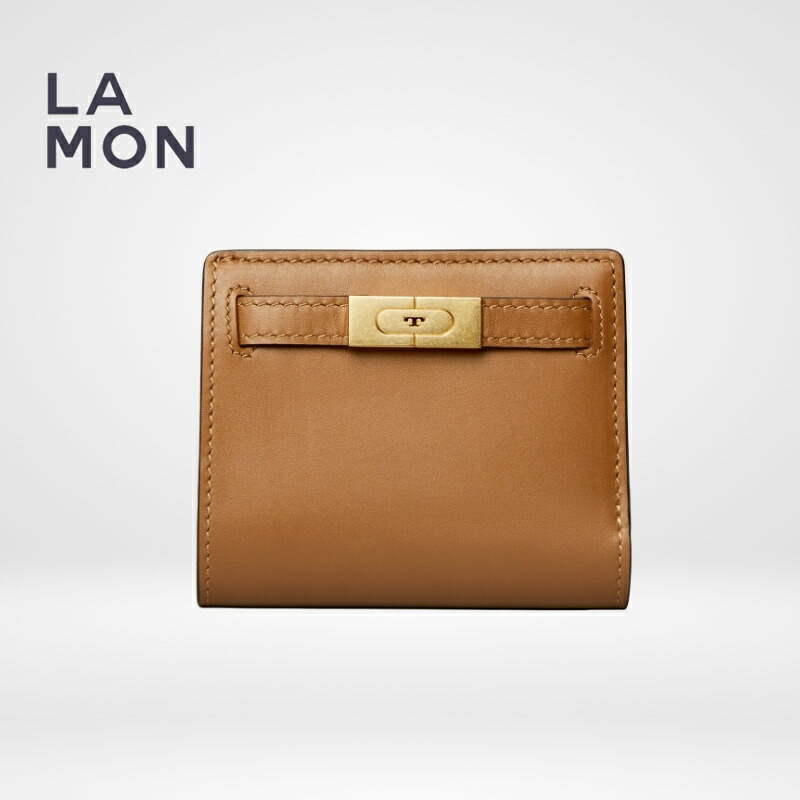 トリーバーチ 財布 TORY BURCH 73584 909 LEE RADZIWILL MINI WALLET リー ラジヴィル ミニ ウォレット MOOSE ブラウン系｜LAMONBOUTIQUE店
