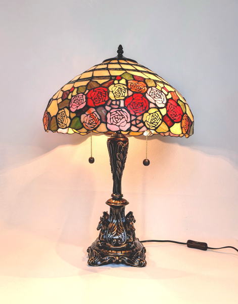 楽天市場】ステンドグラス ランプ ステンドグラスランプ : 時計と