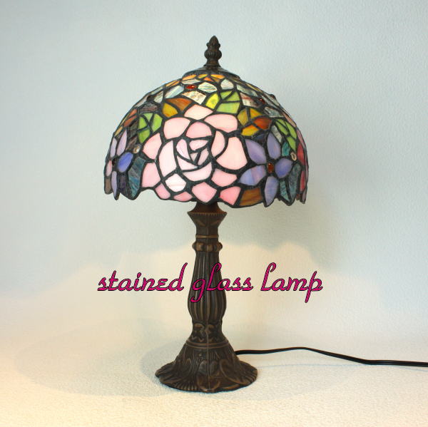 楽天市場】ステンドグラス ランプ ステンドグラスランプ テーブル