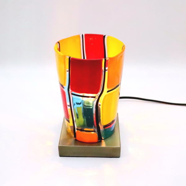 【楽天市場】034-fm05 ベネチアングラスランプ 照明 テーブルランプ 卓上ランプ イタリア製 キャンドル風ランプ：時計とランプの専門店 ...