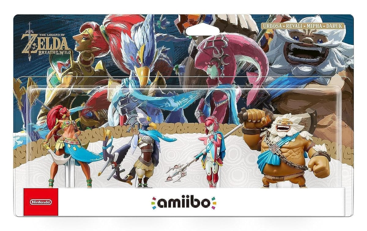 【新品未開封】amiibo ミファー リーバル ダルケル ウルボザ 4点セット 楽天市場】【送料無料】amiibo 四人の英傑セット［リーバル/ダルケル