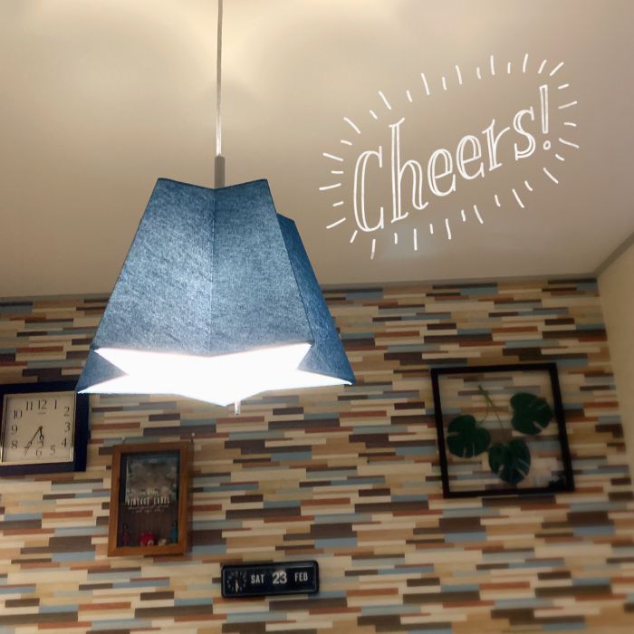 Lighting Ceiling Pendant Light 1 Light Led Living Star Type Star Dining Bedroom Fashion Interior Light Ceiling Lighting Leather Denim 合皮 Pull Switch