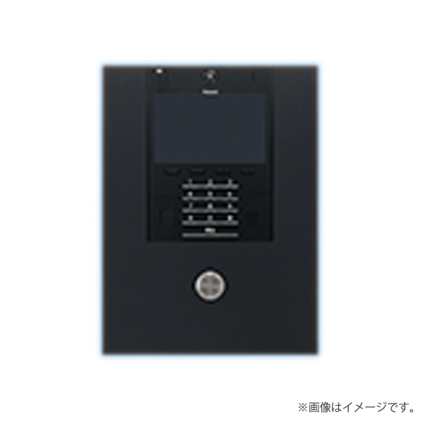 XWGL5642B（WGL5640+WGL5822B）アパルトマンHA I続きもの用 写真機付待ち合い室インターコム 書き割り か細い釦 黒釦 液晶付 黒いことステンレス鋼 パナソニック