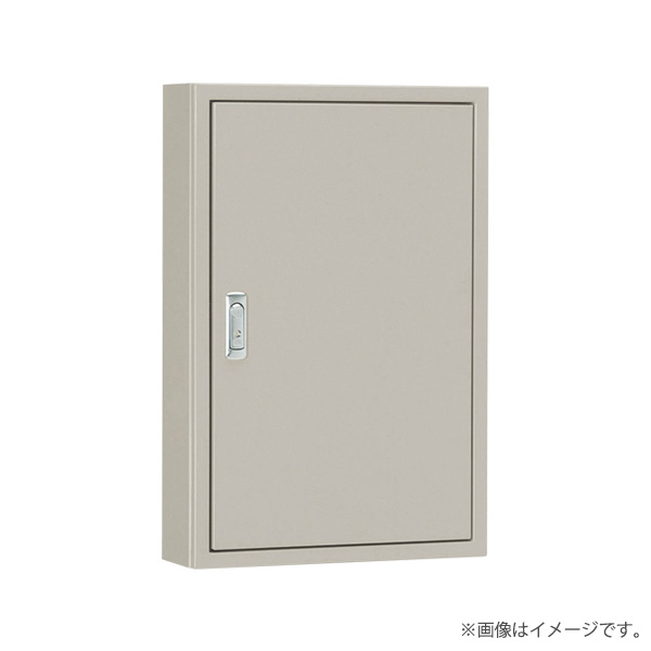 盤用キャビネット 露出形 B25-1016-2 フカサ250mm 木製基板付 クリーム色（B2510162）〔代引不可〕