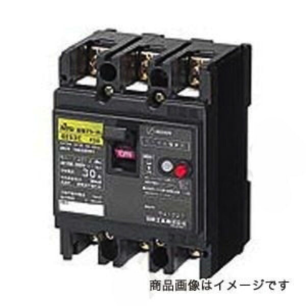 漏電ブレーカ GE63C 3P 60A F100（表面形）GE63C3P60AF100〔代引不可〕