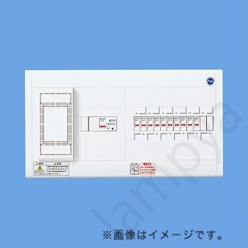 〔即納〕分電盤 ドアなし リミッタスペース付 スッキリパネルコンパクト21ヨコ1列露出形10＋2 60A BQWB36102 パナソニック｜らんぷや