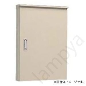 屋外用制御盤キャビネット 屋根付 ORB12-78-1 フカサ120mm 木製基板付 クリーム色(ORB12781)〔代引不可〕|らんぷや