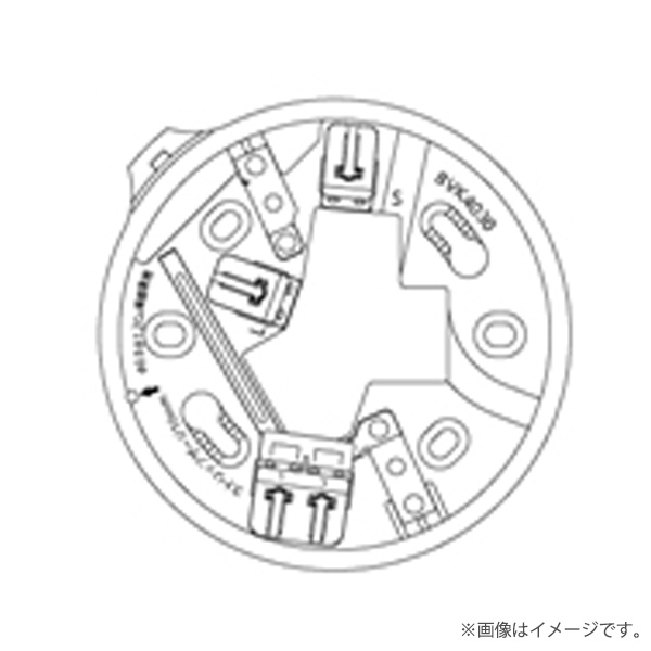 BGH4810W　40個　速結式感知器ベース(遠隔試験対応)(試験機能付感知器用 msm_bgh4810w