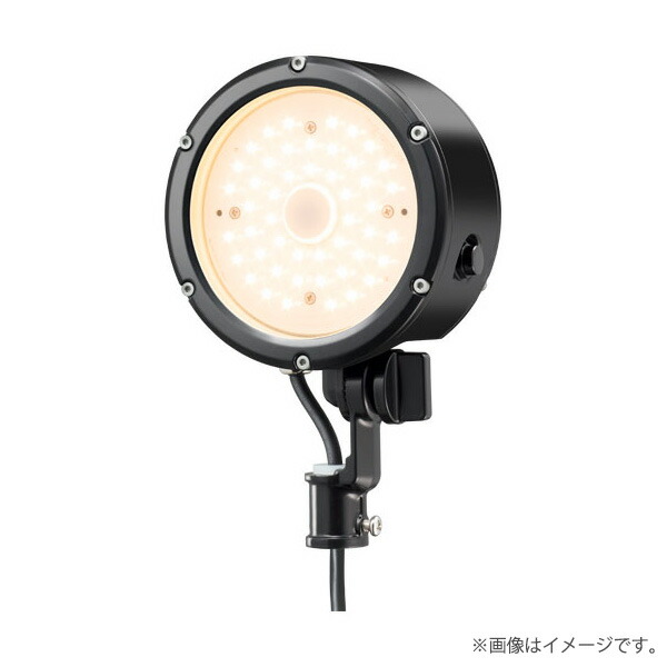 LED投光照明器 レディオック フラッド ルント 黒いこと 33W印字機 白熱電球色印字機 E30015W/LSAN9/BK（E30015WLSAN9BK）岩崎電気