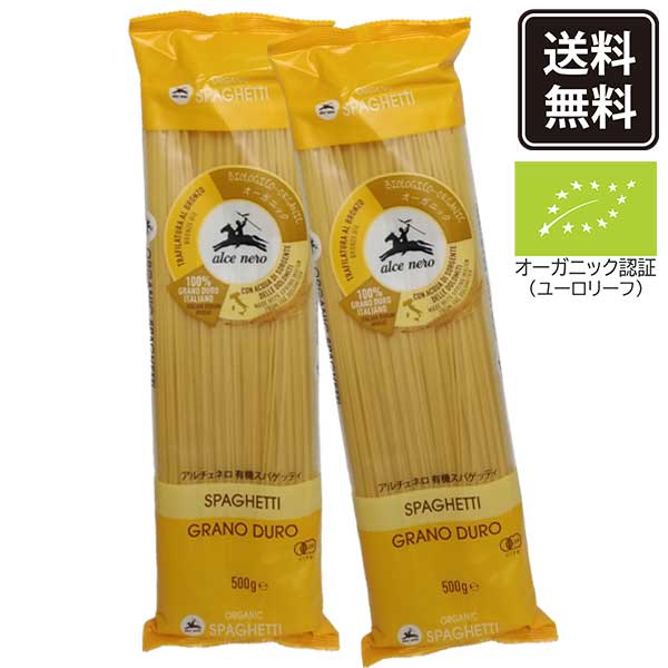 市場 12袋セット 有機スパゲッティ イタリア産 500g×2 アルチェネロ